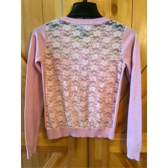 Say What Cardigan Women’s Size S Pink Button Up (1160) - Picture 3 of 3